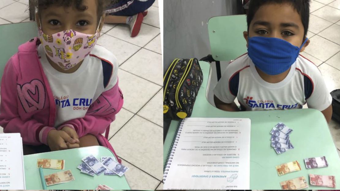 1º ano B: Aprendendo o sistema monetário de forma lúdica